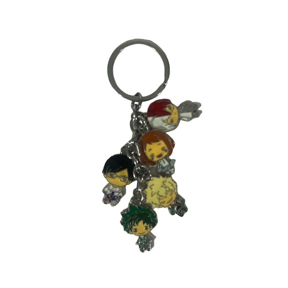 My Hero Academia Anime Halder Keychain Keyring 5 Charms